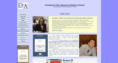 Desktop Screenshot of fondazionedantona.it