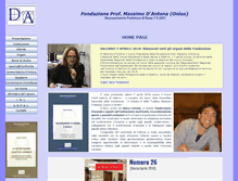 Tablet Screenshot of fondazionedantona.it